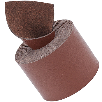 Imitation Leather, Garment Accessories, Coconut Brown, 200x5x0.12cm