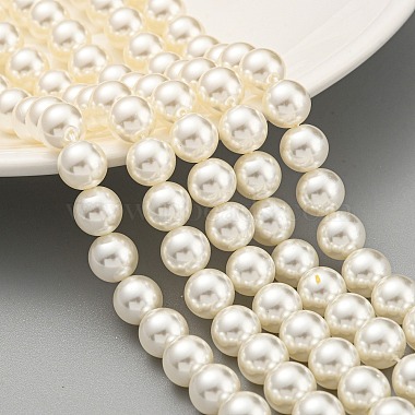 Glass Pearl Beads Strands(X-HY-G002-01D-02)-2