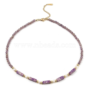 Rectangle Amethyst Necklaces