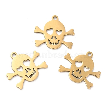 Halloween Ion Plating(IP) 316L Surgical Stainless Steel Pendants(STAS-D078-22G)-2