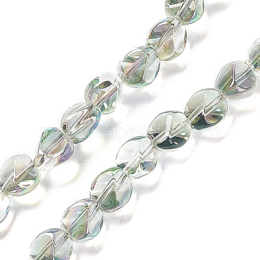Medium Aquamarine Nuggets Glass Beads