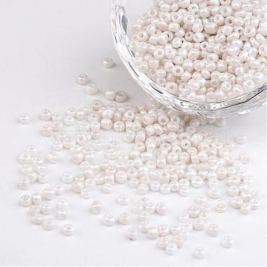3mm White Glass Beads