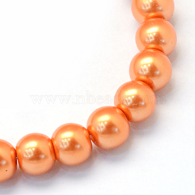 Baking Painted Glass Pearl Bead Strands(HY-Q003-3mm-36)-2