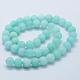 Natural & Dyed Jade Bead Strands(G-P370-01-6mm)-2