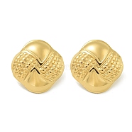 Ion Plating(IP) 304 Stainless Steel Earrings, Golden, 23.5mm(EJEW-G400-25G)