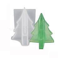 DIY Christmas Tree Display Silicone Molds, Resin Casting Molds, for UV Resin, Epoxy Resin Craft Making, White, 84x63x63mm(DIY-P075-A02)
