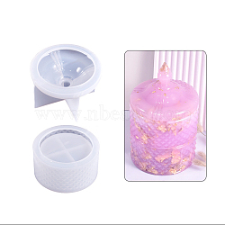 DIY Silicone Storage Molds, Resin Casting Molds, Clay Craft Mold Tools, Column, 111x111x58~76mm(WG27049-15)