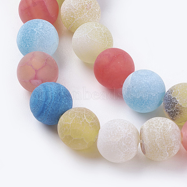 Natural Weathered Agate Beads Strands(G-G589-8mm-11)-3