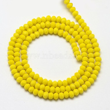 Faceted Rondelle Glass Beads Strands(X-EGLA-J134-3x2mm-A03)-2