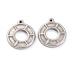 Non-Tarnish 304 Stainless Steel Pendants(STAS-O145-22P)-1