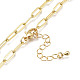 Brass Pendant Necklaces(NJEW-M185-01G)-4