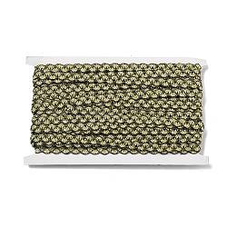 Polyester Wavy Lace Trim, for Curtain, Home Textile Decor, Light Khaki, 1/2 inch(11.5mm)(OCOR-K007-04A)