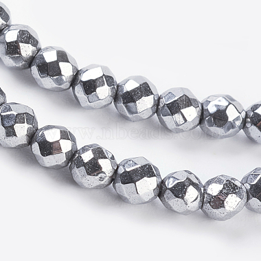 Non-Magnetic Synthetic Hematite Beads Strands(G-G093-3mm)-3