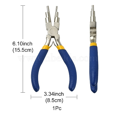 Carbon Steel 6-in-1 Bail Making Looping Pliers(PT-YWC0001-04A)-3