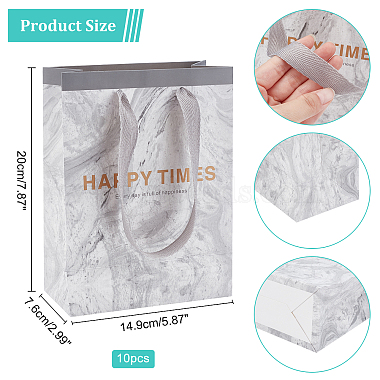 10Pcs Marble Pattern Paper Gift Bags(ABAG-NB0001-48)-2