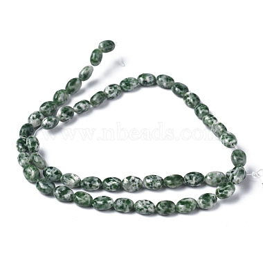 perles de jaspe tache verte naturelle(G-Z006-A22)-3