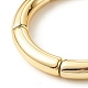 Gros bracelet extensible en perles de tube incurvé en acrylique pour femme(X-BJEW-JB07628)-4