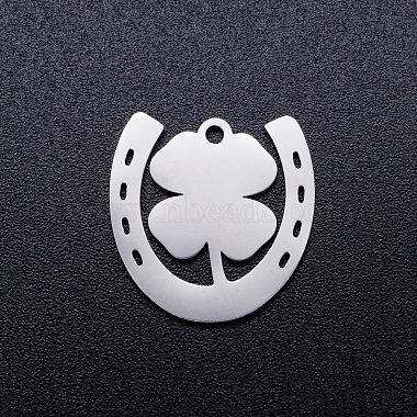 Stainless Steel Color Clover Stainless Steel Pendants