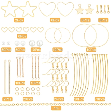 SUNNYCLUE DIY Imitation Pearl Dangle Earring Making Kits(DIY-SC0016-51)-2