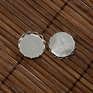 9.5~10мм ясно куполообразный стекло кабошон Крышка для плоского круглого поделки фото латуни кабошон материалы(DIY-X0103-S-NR)-4