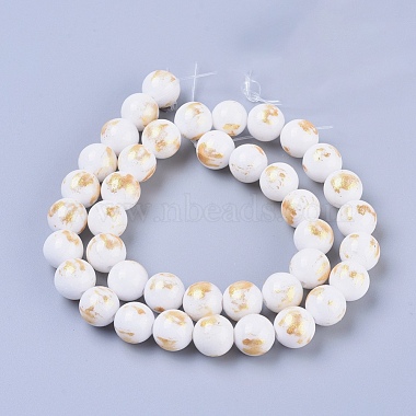 Natural Mashan Jade Beads Strands(X-G-F670-A18-6mm)-2