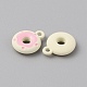 Frosted Painted Colored Alloy Pendants(FIND-TAC0010-82C)-2