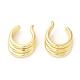 Rack Plating Brass Cuff Earrings for Women(EJEW-Q770-25G)-1