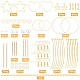 SUNNYCLUE DIY Imitation Pearl Dangle Earring Making Kits(DIY-SC0016-51)-2