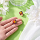 2Pcs Handmade Lampwork Bumpy Beads(LAMP-TA0002-51B)-5