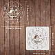Plastic Reusable Drawing Painting Stencils Templates(DIY-WH0172-871)-2