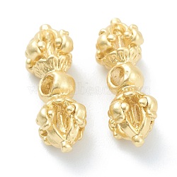 Alloy Dorje Vajra Beads, Long-Lasting Plated, Cadmium Free & Lead Free, Golden, 22x8x8mm, Hole: 2.5mm(PALLOY-P198-01G-RS)
