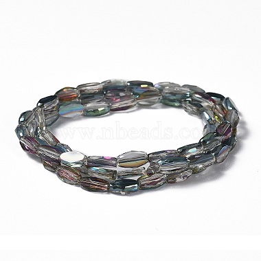 Transparent Electroplate Glass Beads Strands(EGLA-J150-C01-HR03)-2