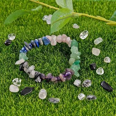 60G 4 Style Natural Mixed Gemstone Chip Beads(G-FS0001-44)-5