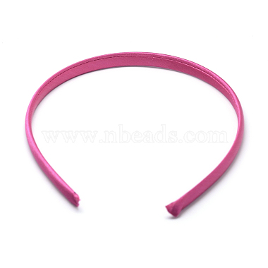 Accessoires de bande de cheveux en plastique uni(OHAR-Q275-04G)-2