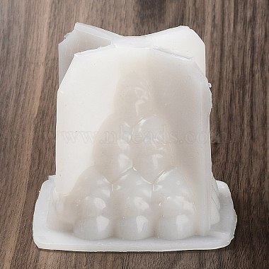 DIY 3D Halloween Skull Pyramid Candle Food Grade Silicone Statue Molds(SIMO-B007-01)-6