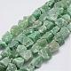 Raw Rough Natural Green Aventurine Beads Strands(G-E343-03)-1
