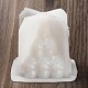 DIY 3D Halloween Skull Pyramid Candle Food Grade Silicone Statue Molds(SIMO-B007-01)-6