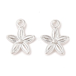 Tibetan Style Alloy Pendants, Lead Free and Cadmium Free, Silver Color Plated, 13.5x10.5x3mm, Hole: 1.5mm(K093E021)