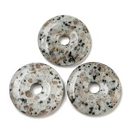 Natural Sesame Jasper Pendants, Donut Charms, 39~40.5x5~7mm, Hole: 8~8.5mm(G-G132-02A-04)