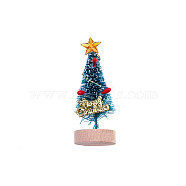 Doll House Mini Ornament, Plastic Christmas Home Decorations, Christmas Tree, 65mm(MIMO-PW0003-135B)