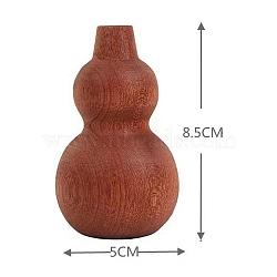 Wooden Vase, Vase For Dried Flowers, for Home Office Wedding Table Decoration, Chocolate, 50x85mm(PW-WG68513-04)