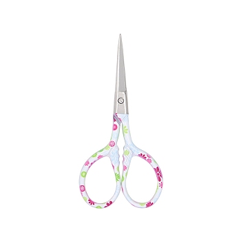 Stainless Steel Scissors, Sewing Scissors, Fuchsia, 92x45mm