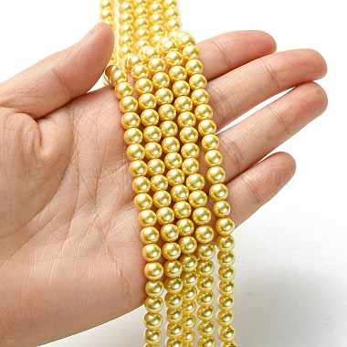 Grade A Glass Pearl Beads(HY-J001-6mm-HX055)-2