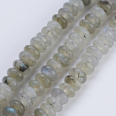 5mm Abacus Labradorite Beads