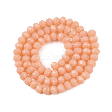 Opaque Solid Color Imitation Jade Glass Beads Strands(EGLA-A044-P6mm-D33)-3