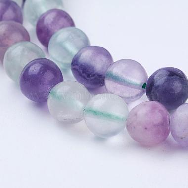 Chapelets de perles en fluorite naturel(G-P318-05-6mm)-5