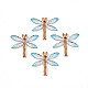 Gradient Color Transparent Resin Pendants(RESI-YW0004-05E)-1