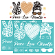 Mother's Day Self-Adhesive Silk Screen Printing Stencil(DIY-WH0338-319)-1