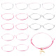 32Pcs 4 Colors Nylon Thread Bracelets Making(BJEW-TAC0071)-1