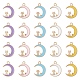 20 piezas 5 colgantes de aleación de esmalte de colores(ENAM-YW0002-77)-1